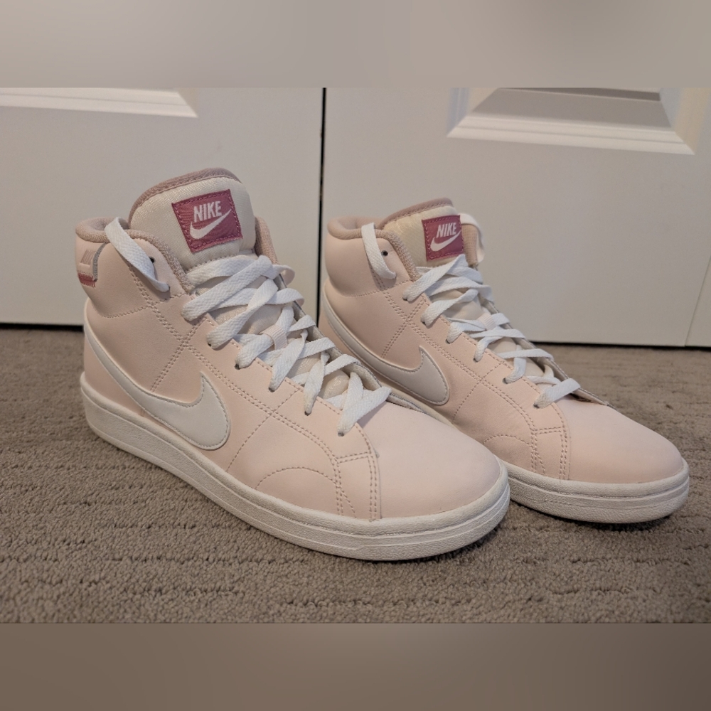 Nike Women's Pink High-Top Sneakers